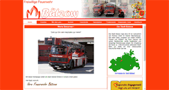 Desktop Screenshot of feuerwehr-buetzow.de